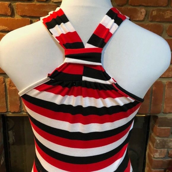 Urban Beach Cover LONG Striped Racer Maxi Dress - Picture 5 of 11